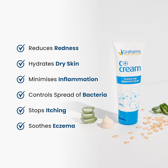 C+ Eczema & Dermatitis Cream 50g 1.76oz