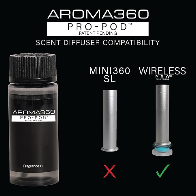 Aroma360 | 24K Magic Pro-Pod Oil Blend | Luxury Hotel Inspired Diffuser Oil | Aromatherapy Scent Diffuser Oil | Citrus Bergamot, Lemongrass and Jasmine 1.7 fl oz, 50 mL