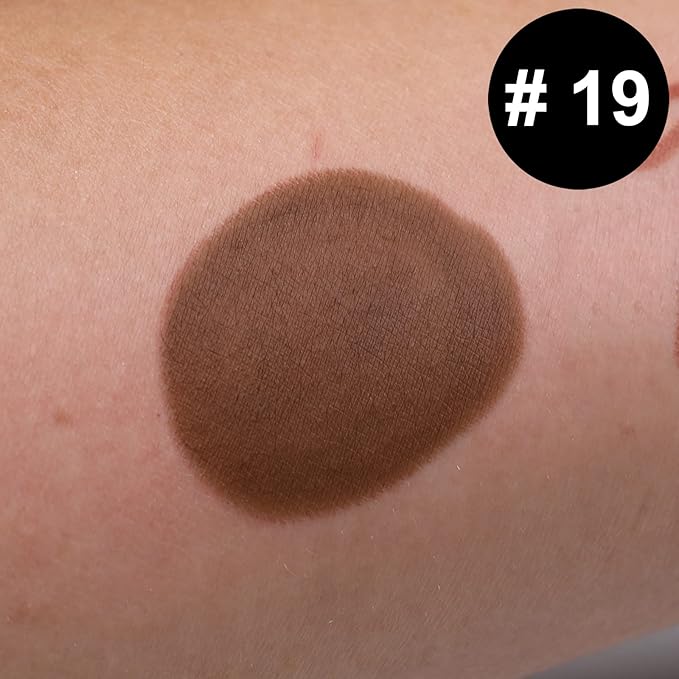 ISMINE One Coffee Light Brown Lip Liner, Professional Matte Lip Pencil Waterproof Long Lasting Smooth Natural Lip Liner (#19)