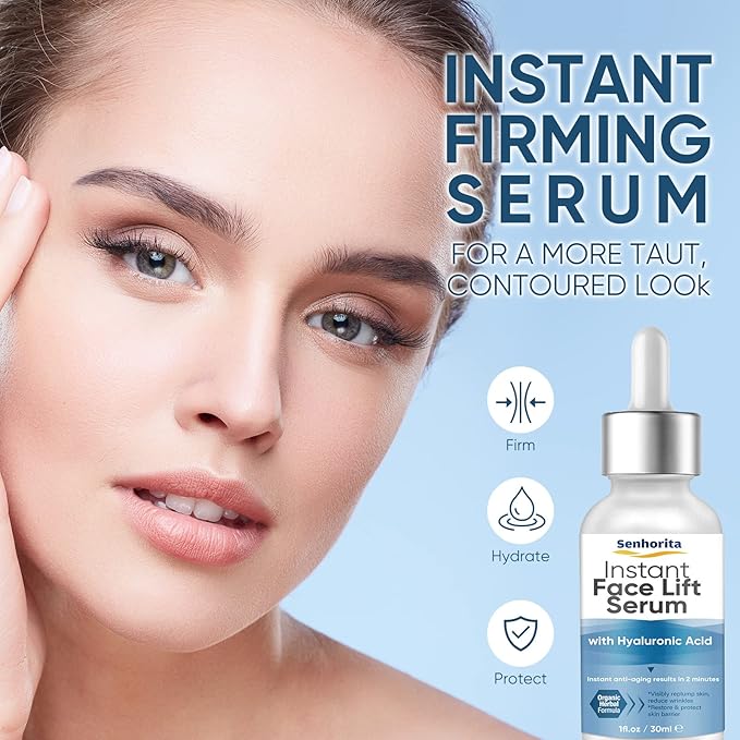 Instant Face Lift Serum, Temporary Skin Lifting