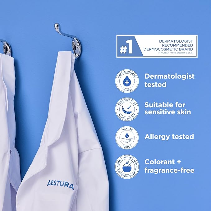 AESTURA ATOBARRIER365 Lightweight Korean Face Moisturizer with Ceramides | Strengthens Barrier, Fast-Absorbing Hydration, Suitable for Dry, Normal & Sensitive Skin, 150ML / 5.07 fl. Oz.