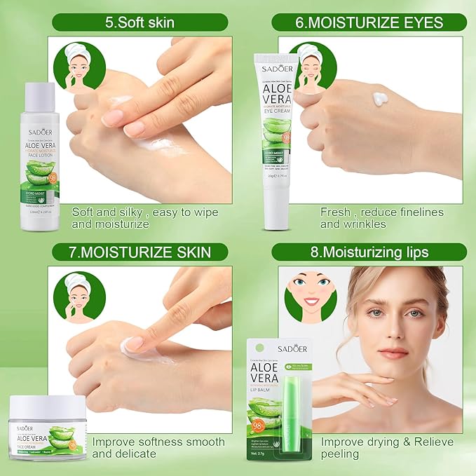 10 Pcs Skin Care Sets Face