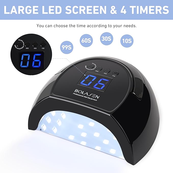 BOLASEN UV Nail Lamp for