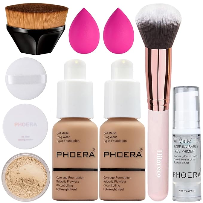 PHOERA Foundation, Full Coverage Foundation, PHOERA Primer, PHOERA