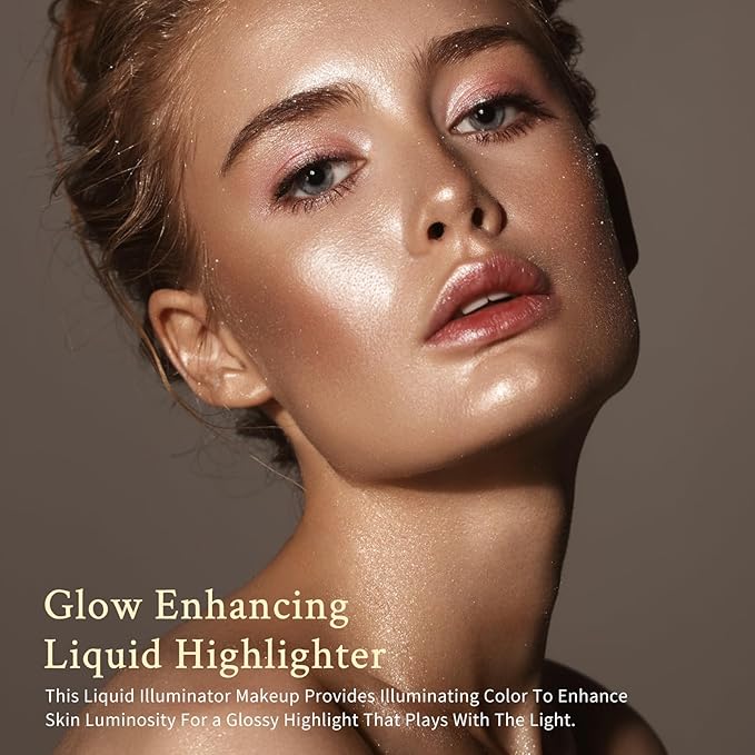 KIMUSE Soft Natural Glow Liquid Filter, Weightless, Long-Wearing, Illuminator Makeup