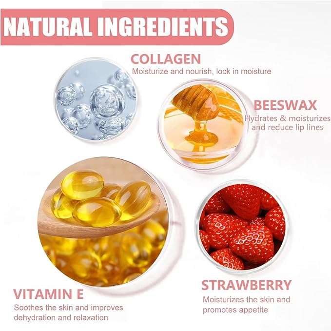 2 PCS Lip Balm Honey Pot, Wrinkle