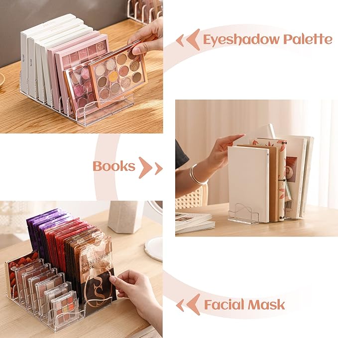 FLMOUTN 4 Pack Makeup Pallet Organizer Eyeshadow Palette