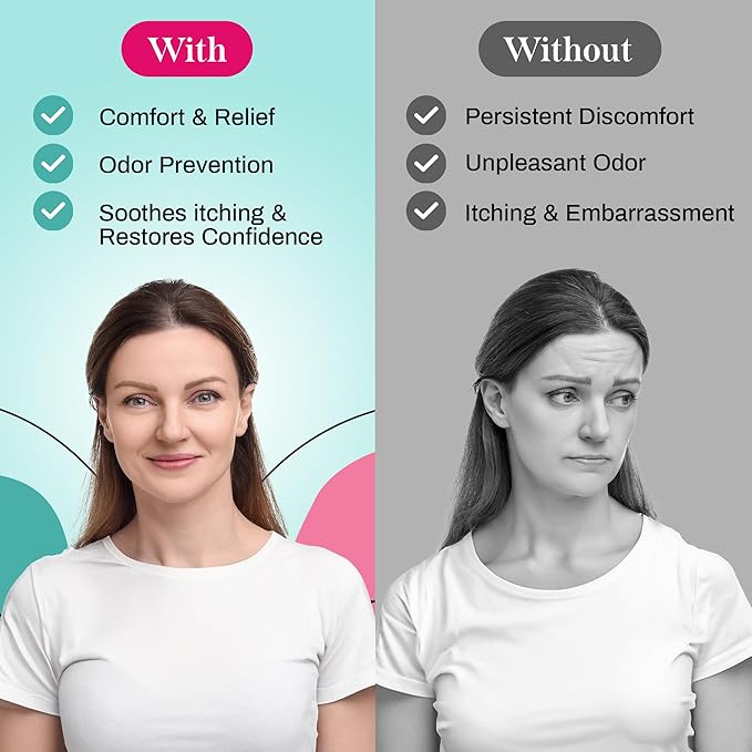 – PH Balancing Dual-Action Gel for Vaginal Health, Relieves Odor, Supports Healthy Bacteria, Fast-Acting, Paraben-Free, No-Mess for Women’s Health