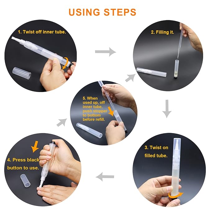 3-Pack 6ml Real Refillable Cuticle