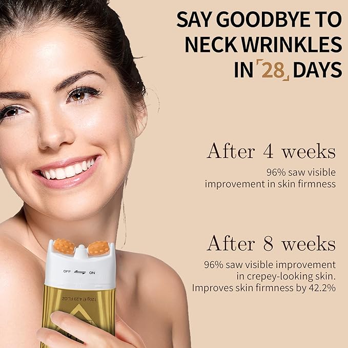 Ycz AH-8 Firming Neck Cream for Crepey Skin Body Care Comfort, Contains Hexapeptide, Moisturizing, Tightening Lotions Cosmetic Skin Care Skin Repair (Pack of 2)