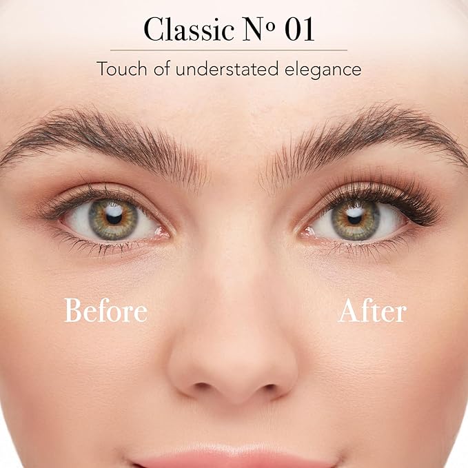 Pro Lash ProWear Starter Lash Clusters Kit - Easiest to Apply Lashes - 10-Day Cluster Eyelash Extensions - 3 Sets of False Eyelashes Plus Adhesive, Remover, Tweezers - Classic No. 01 - Black