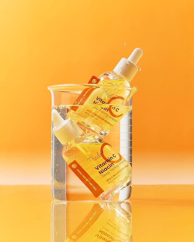 THE LAB by BLANC DOUX Vitamin C Niacin Serum | Brightening Serum with Vitamin C & Niacinamide | Lightweight Daily Toning Ampoule for Sensitive Skin | Korean Skincare