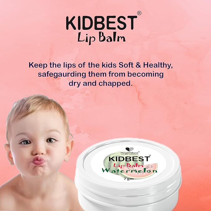 Kidbest Lip Balm for Kids, Extra Soothing