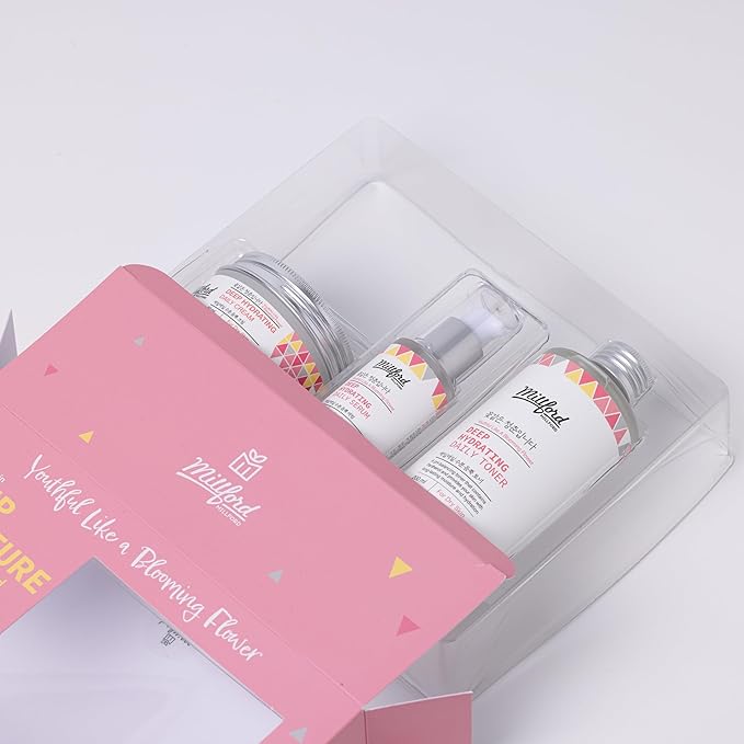 Deep Moisture Skincare Set with Panthenol Moisturizing