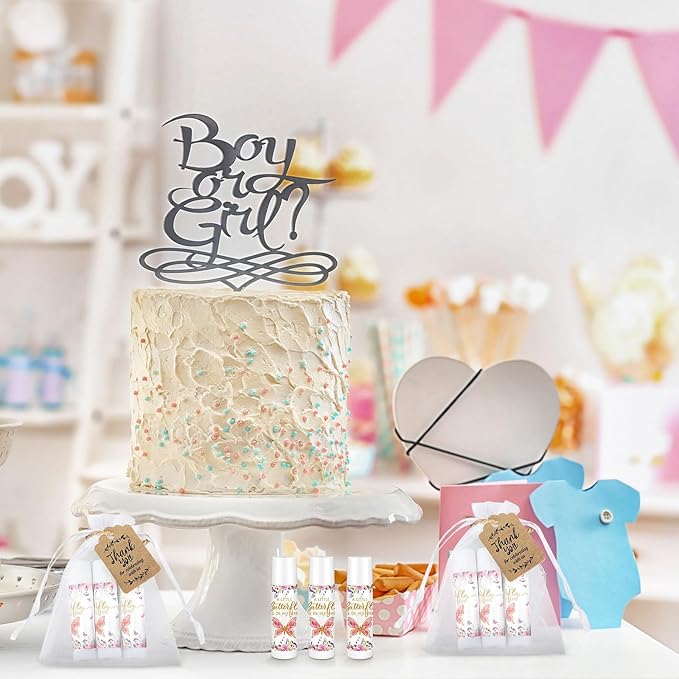 Demissle 50 Pcs Baby Shower Lip (Butterfly)