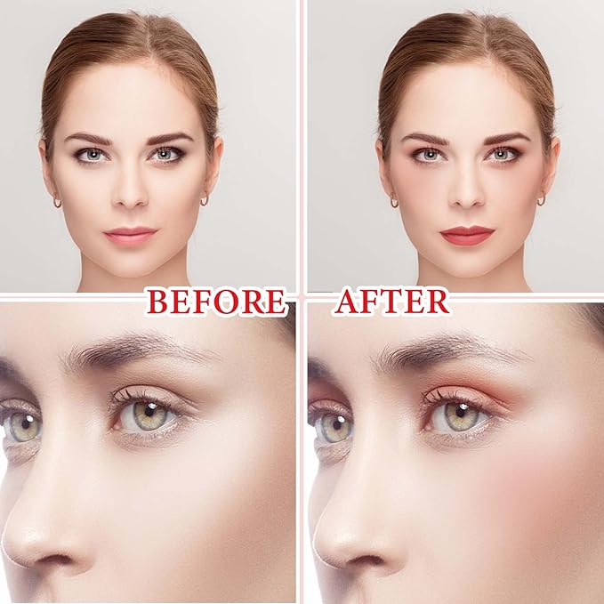 Cream Contour Blush Stick,Long Lasting Waterproof Blush Stick Women（Rose Red）