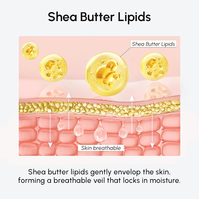 MAREE Moisturizer Body Butter Mousse - Whipped Body Butter for Women Smell Good - Facial Moisturizer for Dry Skin - Face Hand Body Cream for Women & Men with Marine Collagen, Shea Butter & Argan Oil