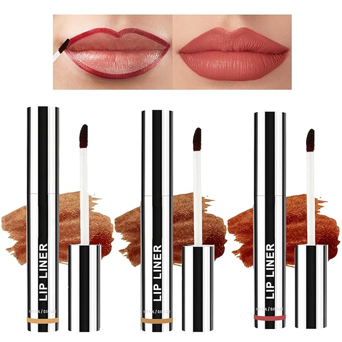 3PCS Peel Off Lip Liner, Lip Liner Tattoo Long
