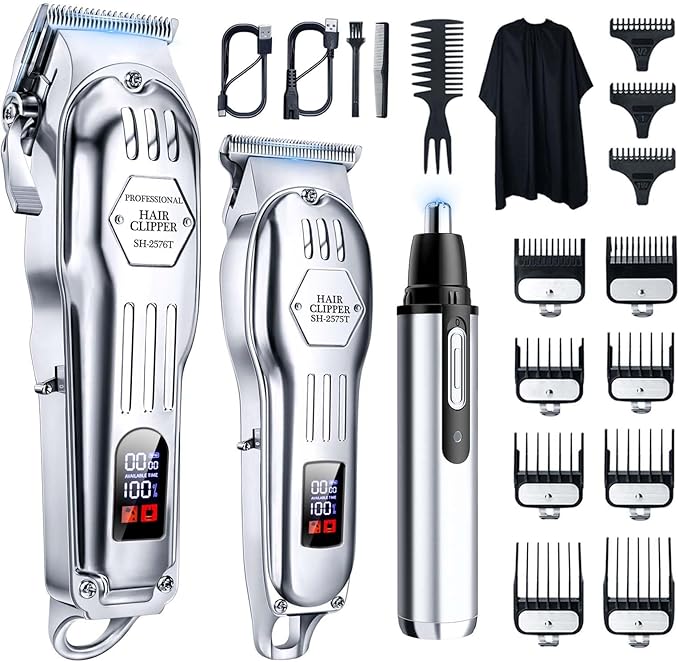KIKIDO Hair Clippers Professional Cordless