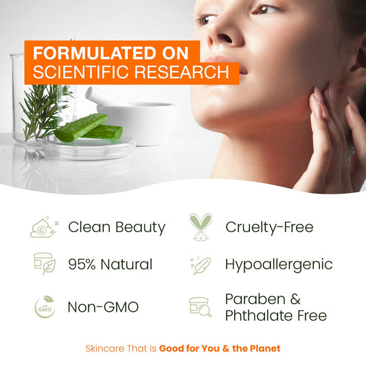 Natural Chemist Collagen & Manuka Honey Daily Face Moisturizer - Balances pH, Anti-Aging, Skin Firming, Dermatologist Tested, Cruelty Free Korean Skin Care For All Skin Types - 1.69 fl. oz