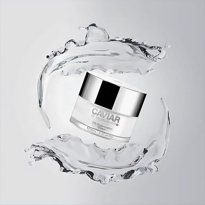 Caviar Face Moisturizer Regenerate Cream - Anti Aging Cream for Aging Spots, Facial Treatment with Hyaluronic Acid & Resveratrol, Facial Moisturizer for Any Type of Skin | (1.6 Oz)