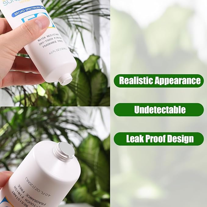 Cruise Sunscreen Bottle Plastic Container: