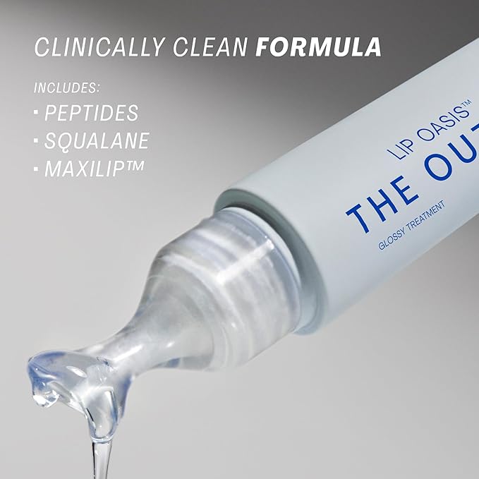 The Outset Lip Oasis Glossy Treatment | Skincare Essentials | Vegan | Gluten Free | Clean Beauty | Unisex for All Skin Types | 0.3 oz