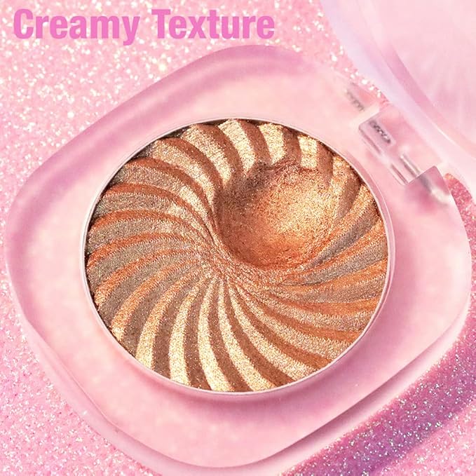Cream Highlighter Makeup Palette, Glow Highlighters Makeup Powder,