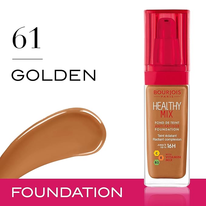 Bourjois Healthy Mix Anti-Fatigue Medium coverage Liquid Foundation 30ml