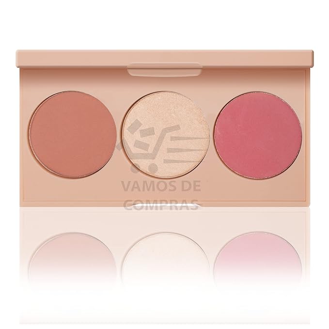 FARMASI Makeup Face Palette, Trio Eyeshadow, Long Lasting 0.52 oz