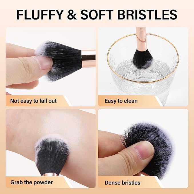 Contour Highlighter Blush Powder Makeup Palette, 4 Colors