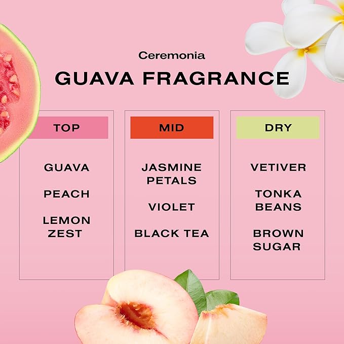 Ceremonia Guava Leave-In Conditioner Deep Hydration Repair Cream with Tamarind and Avocado, Jumbo Size 13.18 Fl Oz | 390 Ml