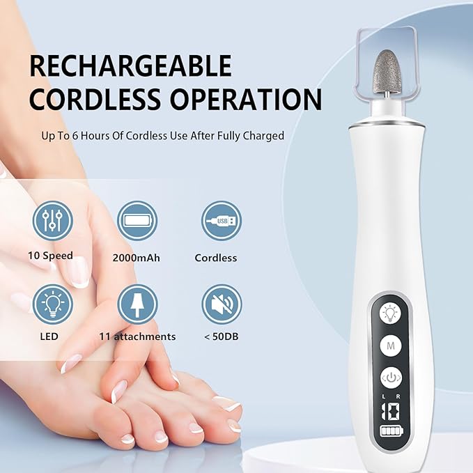 Cordless Nail Drill, Portable 2000