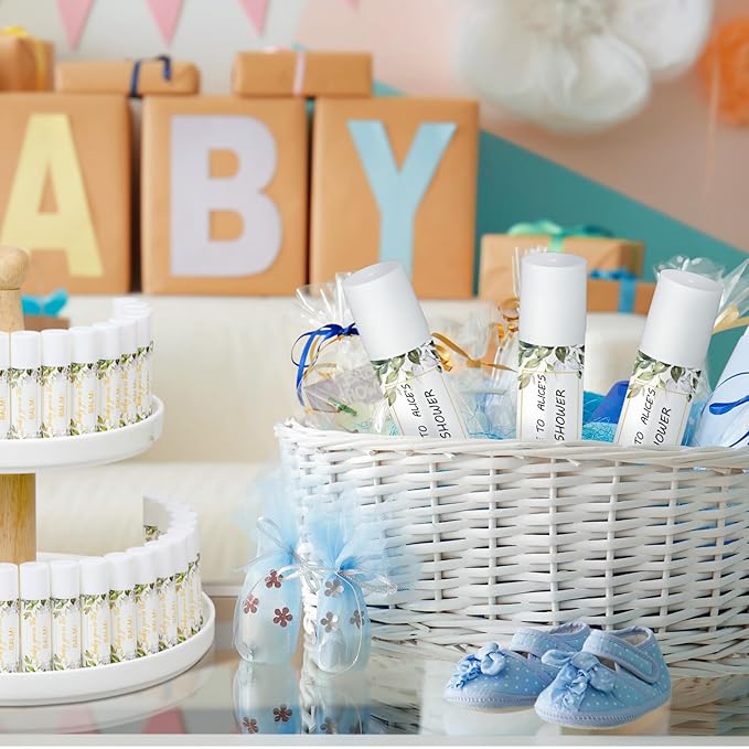 Demissle 150 Pcs Unlabeled Lip Balm Guests