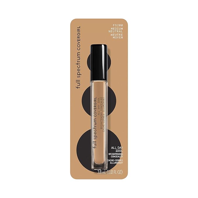 COVERGIRL All Day Idol, Brightening Concealer, Medium Neutral, 0.12 Ounce