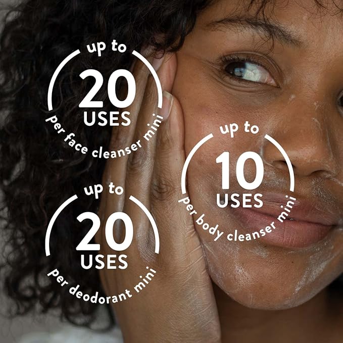 Ethique Unscented Gift Set- Face Cleanser, oz