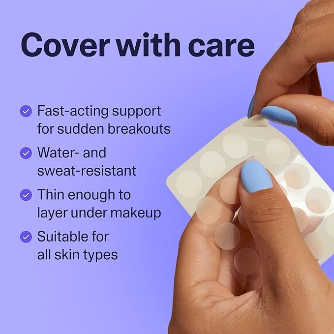 Curology Emergency Spot Pimple Patches for Face, Hydrocolloid Pimple Patches Fast-Acting, 160 Count