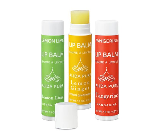 Citrus Lip Balm Collection, Vegan Lip Lips,