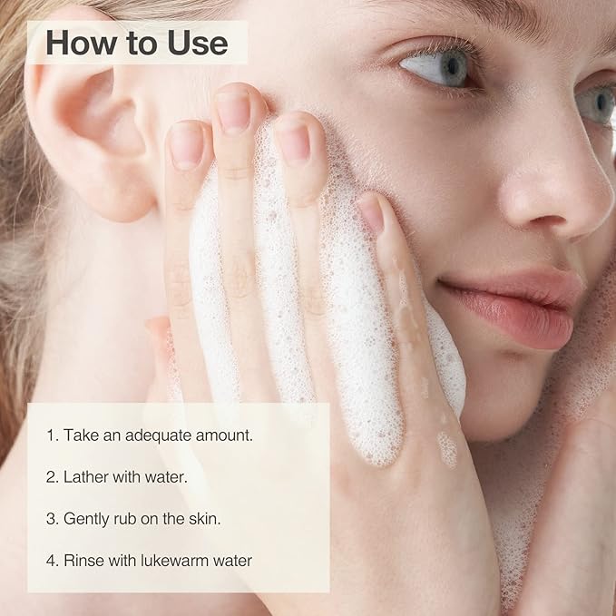 Purifying Foaming Wash 100ml / 3.38 fl.oz – pH 5.0 Low Acidic Gel Cleanser for Sensitive & Acne-Prone Skin, Gentle Face Wash with Anti-Inflammatory Botanic Extracts