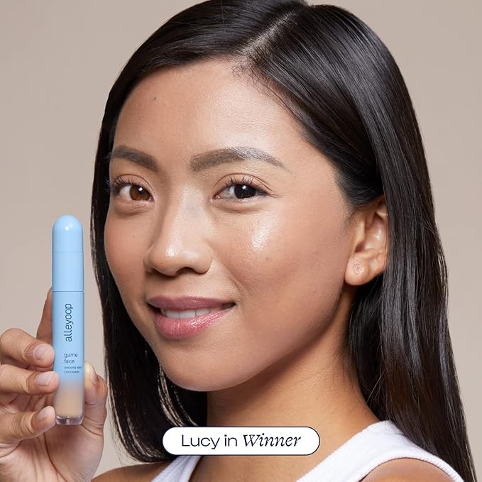 Alleyoop Game Face Concealer Makeup, Lightweight to Medium