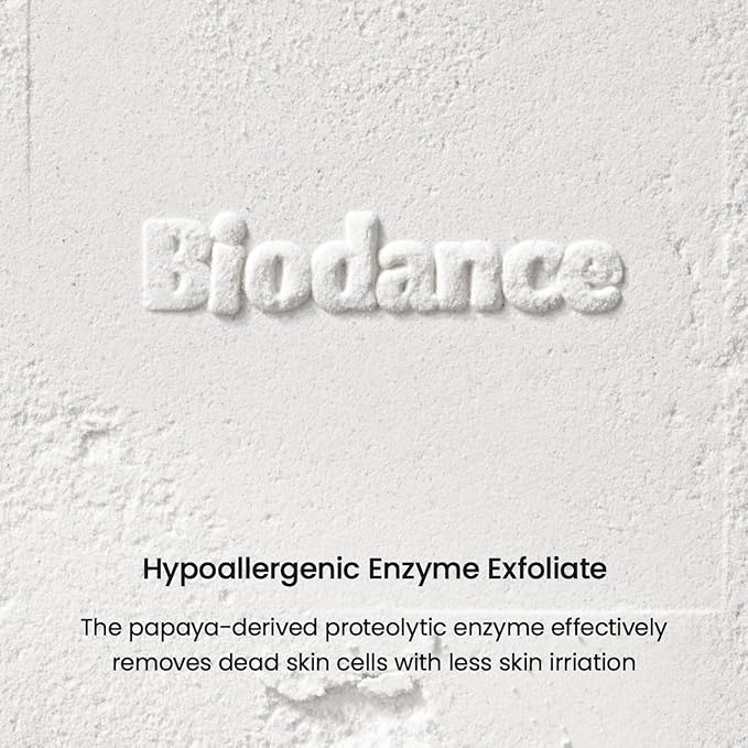 Biodance Hydro Ceramide Cleansing Powder, Gentle Exfoliating Daily Facial Cleanser with Hyaluronic Acids & Ceramides, Enzyme Powder | 0.03 oz x 30ea