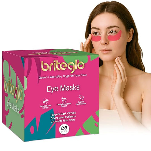Under Eye Patches for Puffy Eyes & Dark Circles - Deep Hydration, Smooth Fine Lines, Anti-Wrinkles Patches, Enriched with Hyaluronic Acid, Centella & Vitamin E, Firm Under Eye Mask (28 Pairs)
