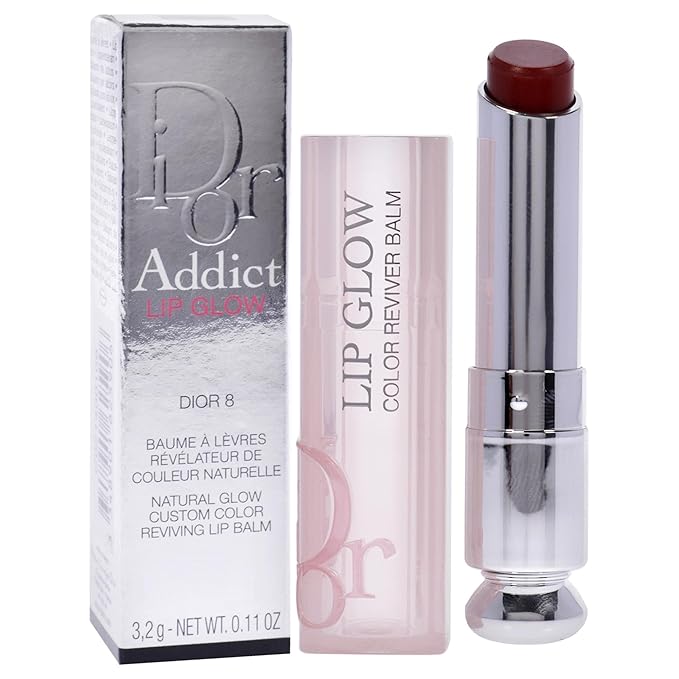 Dior Addict Lip Glow - 8 Dior by Christian Dior for Women - 0.11 oz Lip Balm