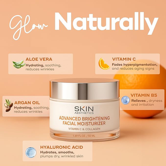 WZ Advanced Brightening Facial Moisturzer with Vitamin C and Collagen