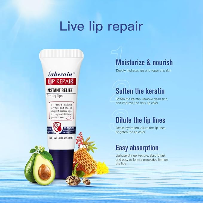 2Pcs Natural Lip Balm - Moisturizing