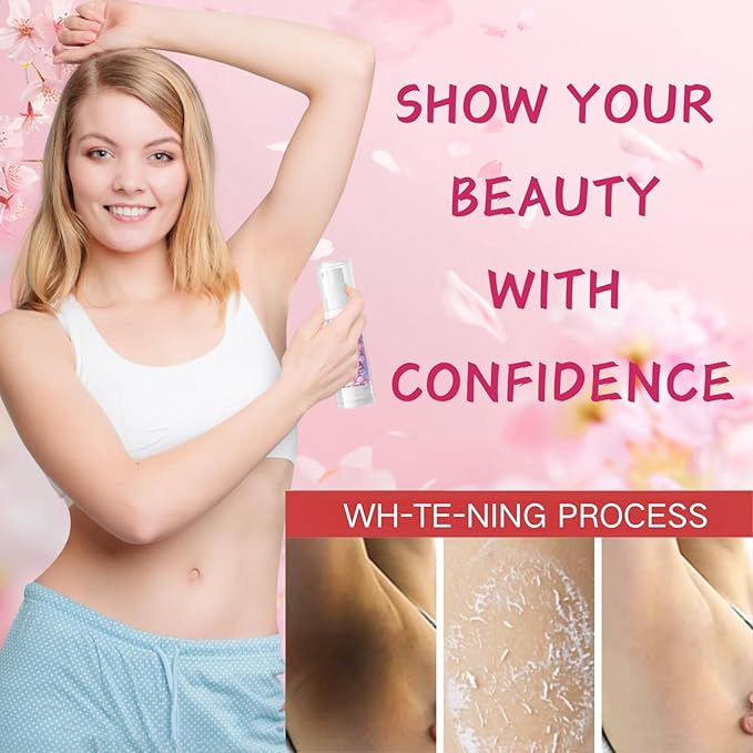 Sakura Skin Wh-ite-ning Cream Women Moisturizing - Da-rk Sp-ot Corrector Underarm Cream - Sk in Ble-aching Cream for Body Armpit Wh-ite-ning - Women Skin Lig-hte-n ing cream with Hyaluronic & Collagen