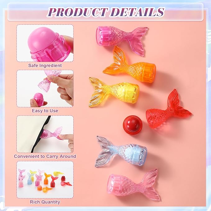 24 Pcs Mermaid Girl Birthday Party