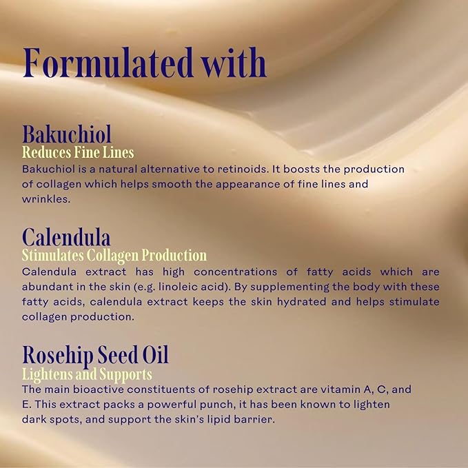 Three Ships SkinHero Bio Retinol Serum with Calendula + 2% Bakuchiol- Reduces Appearance of Fine Lines and Breakouts, Supports Skin Firmness (1 floz)