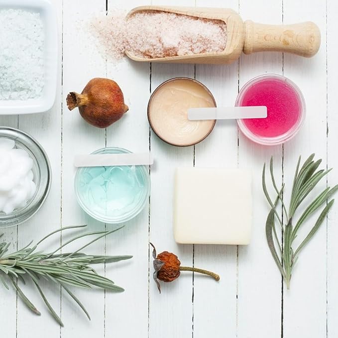 50pcs Soft Film Stick Cream Spoon Facial Mask