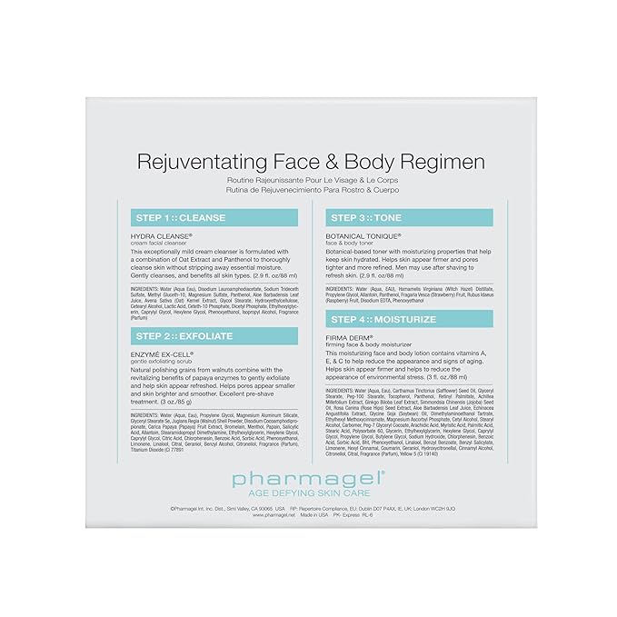 Pharmagel Rejuvenating face & body basic regimen
